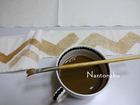 NANTONAKU　お布団カバーの柄を描く　1