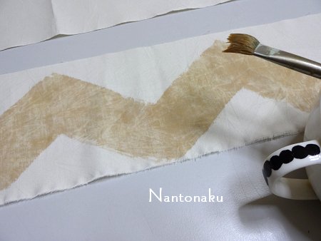 NANTONAKU　お布団カバーの柄を描く　2