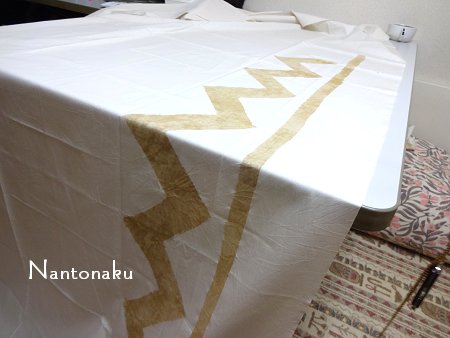 NANTONAKU　お布団カバーの柄を描く　3