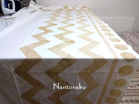 NANTONAKU　お布団カバーの柄を描く　5