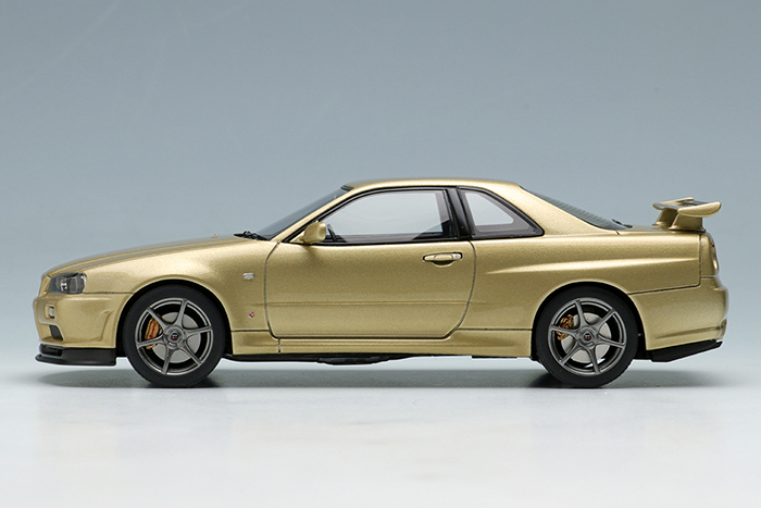 BNR34 Details about  / MakeUP EIDOLON EM461D 1:43 Nissan Skyline GT-R 1999 Lightning Yellow