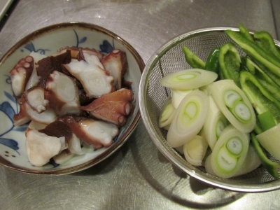 タコと野菜２