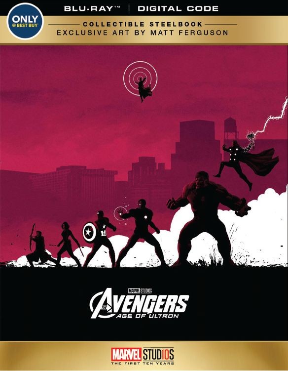 アベンジャーズ マット・ファーガソンスチールブック The Avengers Matt Ferguson ArtworkBest Buy steelbook