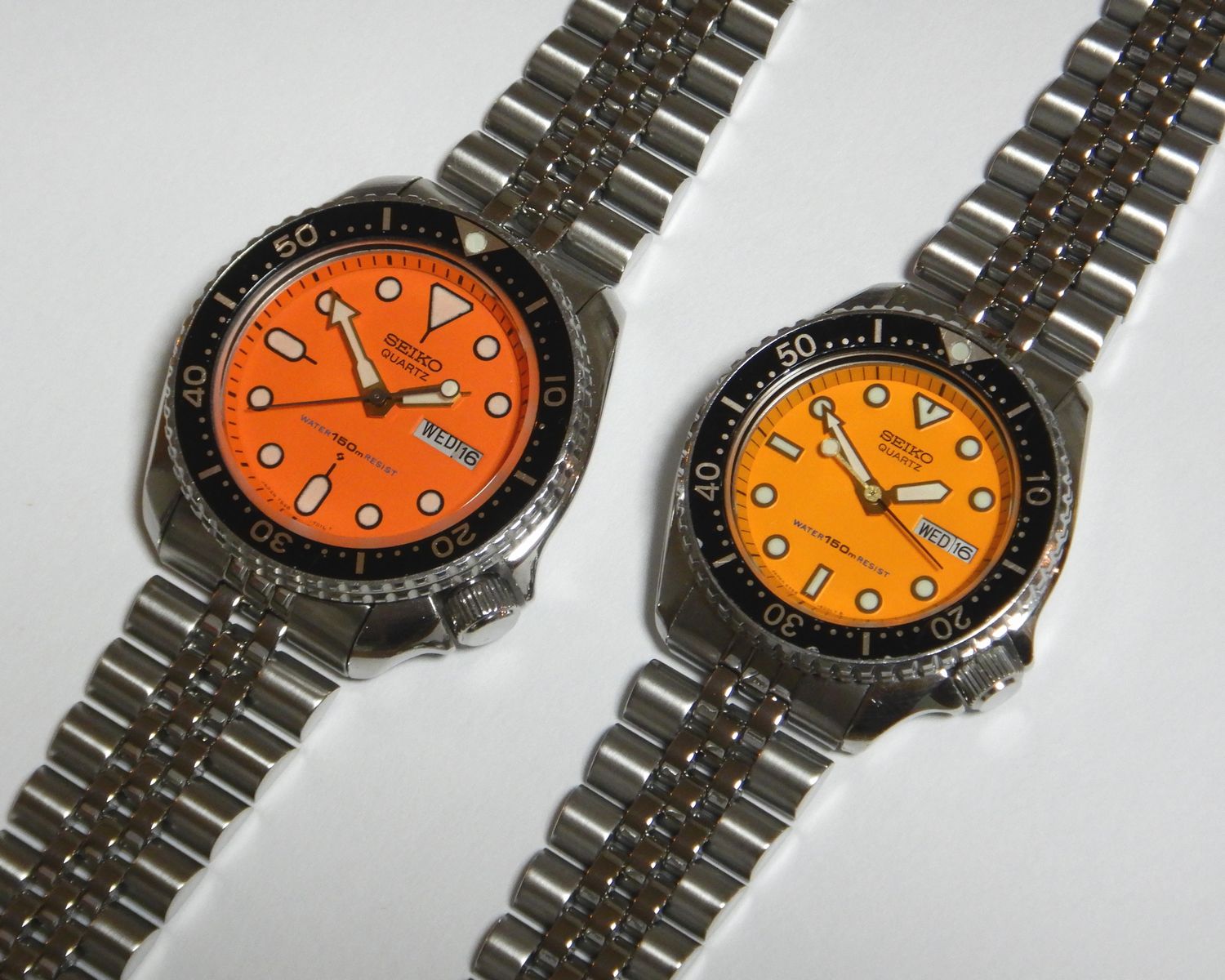 SEIKO セイコー ダイバー 6458-600A オレンジ クォーツ - 腕時計