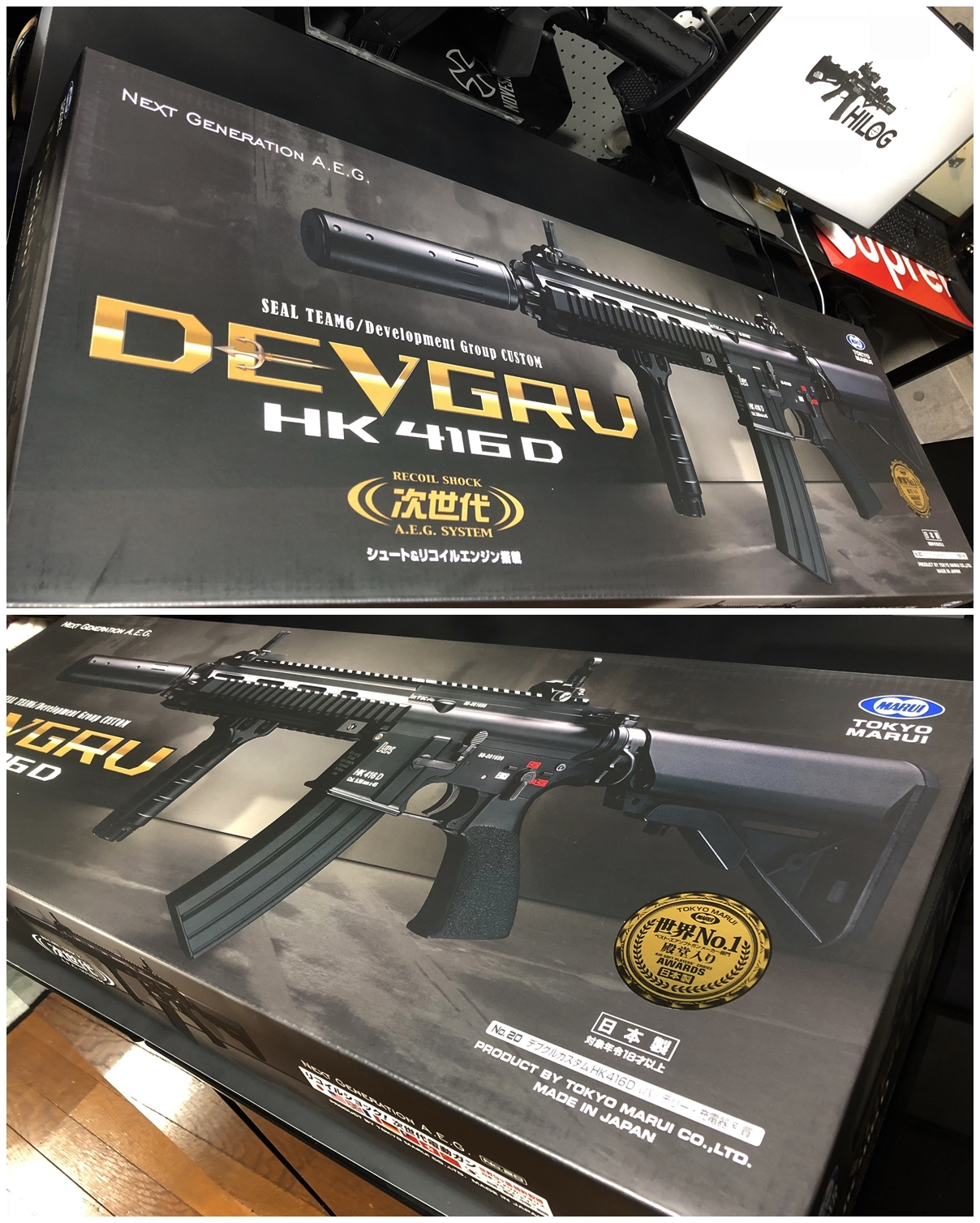 1 東京マルイ 次世代電動ガン HK416D DEVGRU デブグル アメリカ海軍特殊部隊 DEVGRU Seal Team6 新品 箱出し カスタム お勧めパーツ 取付 レビュー