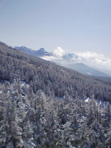 山の朝通信-新雪の八ヶ岳