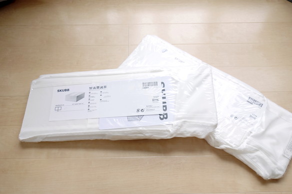 IKEA・SKUBB 収納ケース, ホワイト　44x55x19cm②